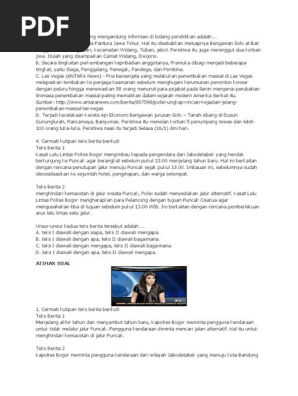 Kutipan Berita Berikut Yang Mengandung Informasi Di Bidang Pendidikan Adalah