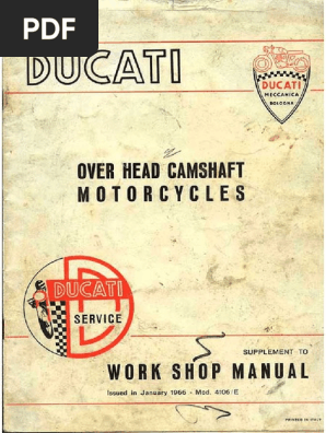 DUCATI Workshop manual 748R '01 　マニュアル　① DUCATI 748 MONOPOSTO STRADA WORKSHOP MANUAL Pdf Download
