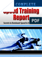 Complete Speed Training Report