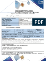 Guía de actividades y rúbrica de evaluación - Fase 2 - Analizar los impactos generados por la industria de alimentos.docx