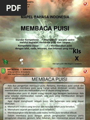 Membaca Puisi Pdf