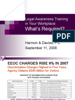 Legal Awareness Training in Your Workplace:: What's Required?