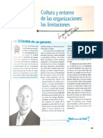 Cultura y Entorno de Las Organizaciones PDF