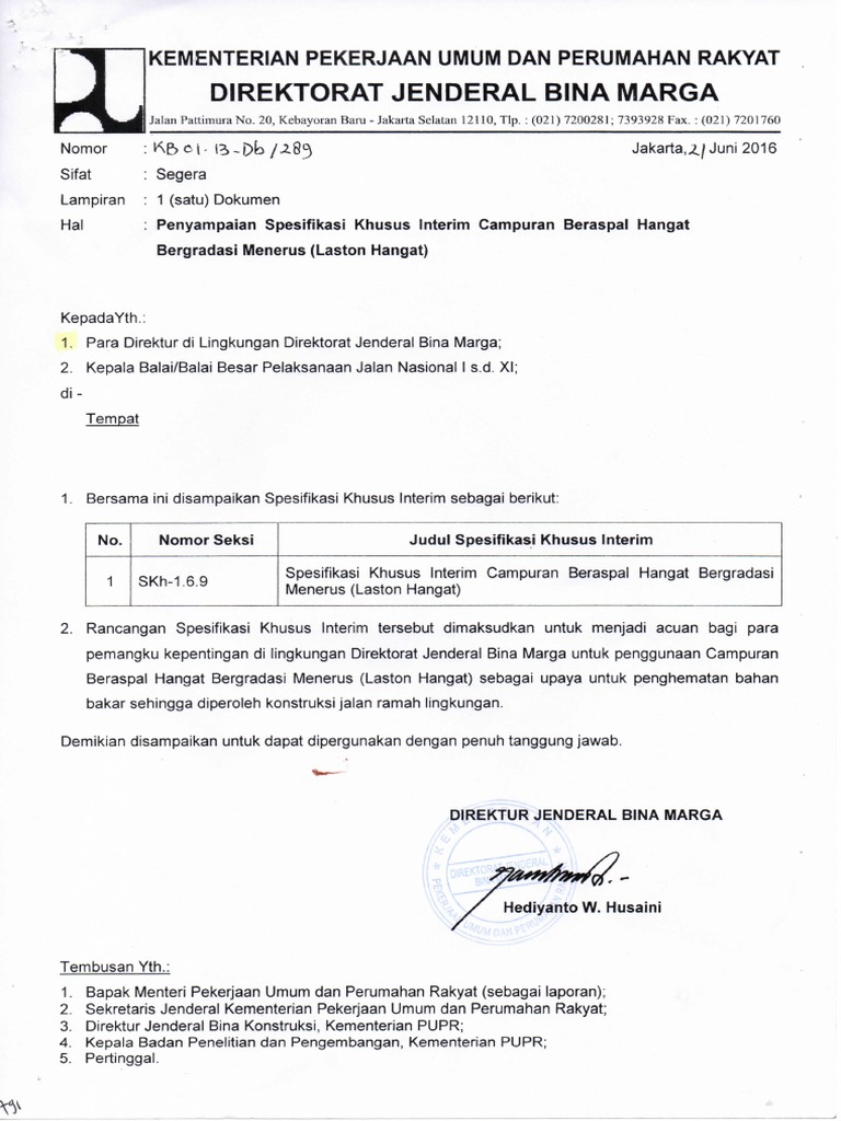 Campuran Beraspal Hangat Bergradasi Menerus Laston Hangat PDF | PDF