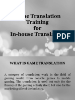 Terjemahan Game - Pelatihan In-House Translator - PeMad 2017