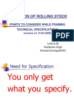 Selection of Rolling Stock - Shailendra Singh PDF