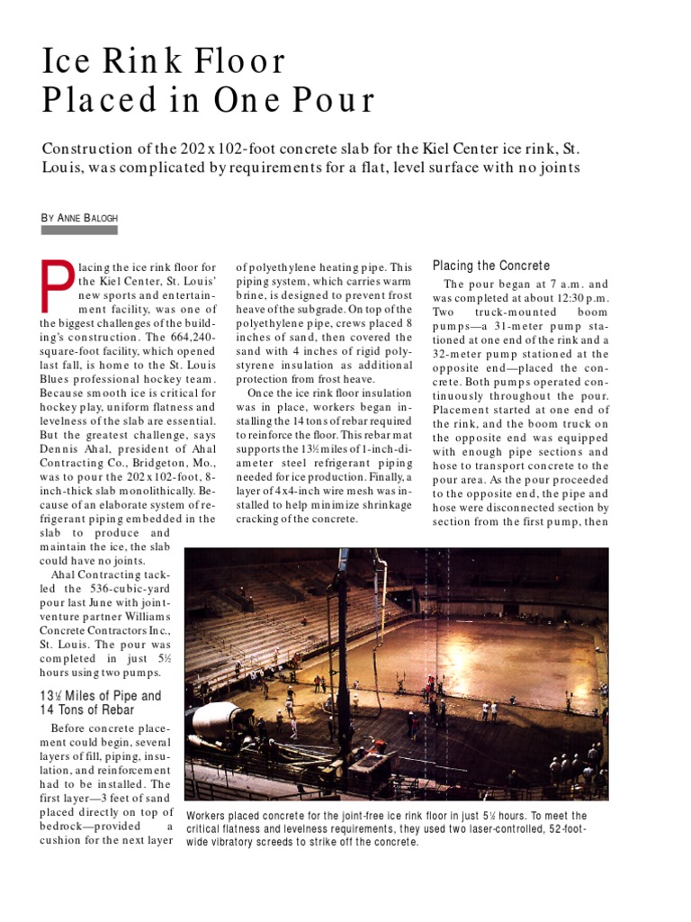 Concrete Construction Article PDF - Ice Rink Floor Placed in One Pour ...