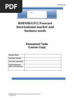 BSBMKG512 Forecast international market and business needs - AT