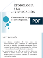 Metodología de La Investigación