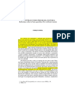 LA SANTIDAD COMO PROGRAMA PASTORAL Reflexiones Sobre La Carta Apostólica Novo Millennio Ineunte