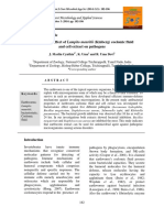 Bacteriostatic Effect of Lampito Mauritii (Kinberg) Coelomic Fluid and Cell Extract On Pathogens