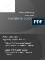 Pathos & Logos: Appealing To The Emotional & Logical Reader