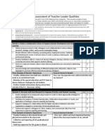 Teacherleaderselfassessment