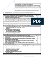 Teacherleaderselfassessment Marchan Spring2020