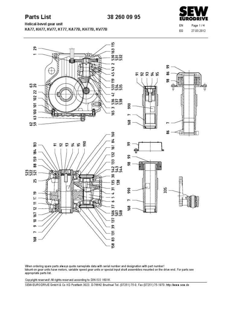 Sew Gearbox