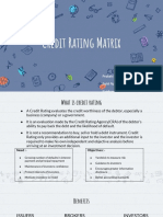 Credit Rating Matrix