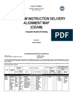 Classroom Instruction Delivery Alignment Map