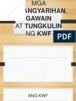Mga Kapangyarihan, Gawain at Tungkulin NG KWF