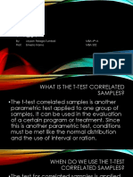 2 - T-Test For Correlated Samples