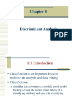 Chapter 8 Discriminant Analysis