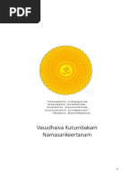 Vasudhaiva Kutumbakam Namasankeertanam