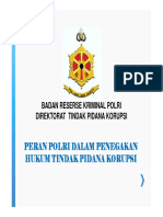 Peran POLRI Dalam Pemberantasan Korupsi PDF