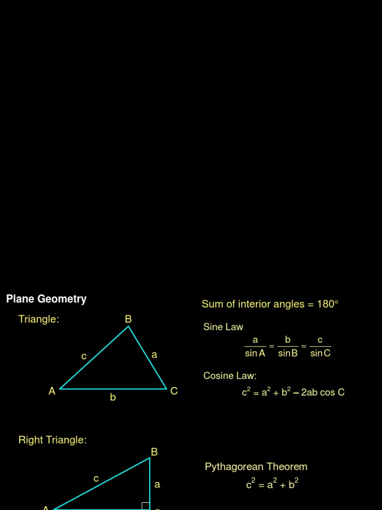 003 Plane Geometry PDF | PDF | Area | Circle