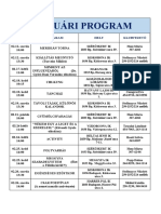 OSZSZI Februári Program