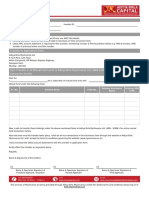 Folio Transfer Form PDF