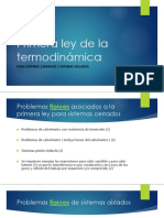 Primera Ley de La Termodinámica (Calorimetría) PDF