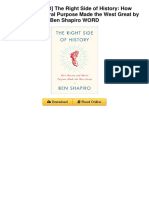 The Right Side of History How Reason and Moral Purpose Made The West Great 7qCcp 0062857908 by Ben Shapiro