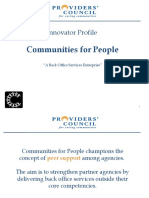 Communities For People: Innovator Profile