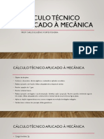 Cálculo Técnico Aplicado À Mecânica