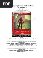 Andrzej Sapkowski - Elflerin Kanı The Witcher 3 PDF