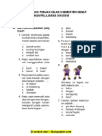 Soal UKK Penjas Kelas 3 PDF