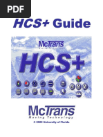 HCS 2010 User Guide: Traffic Flow Modules | PDF | Interchange (Road ...