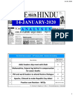 14-01-2020 - The Hindu analysis