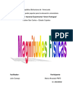 Magnitudes Físicas