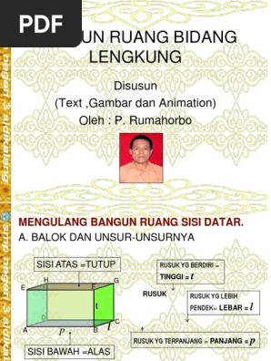 6 Bangun Ruang Dan Sisi Lengkung