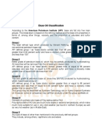 Base Oil Classification