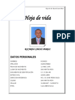 Hoja de Vida Formato Ricardo Saenz 2019