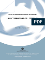 AUS - 2008 - Australian Animal Welfare Standards and Guidelines For The Land Transport of Livestock PDF