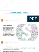 Urban Land Value