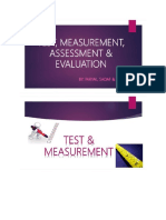 measurement & evaluation