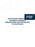 Mencegah Timbulnya Gerakan Gerakan Radikalisme Dan Terorisme Di Indonesia