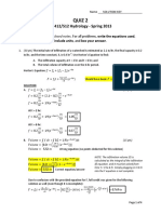 Quiz Prestressed Concrete