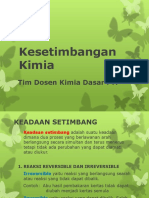 KD Meeting 9 (Kesetimbangan Kimia)