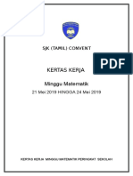 Kertas Kerja Minggu Matematik