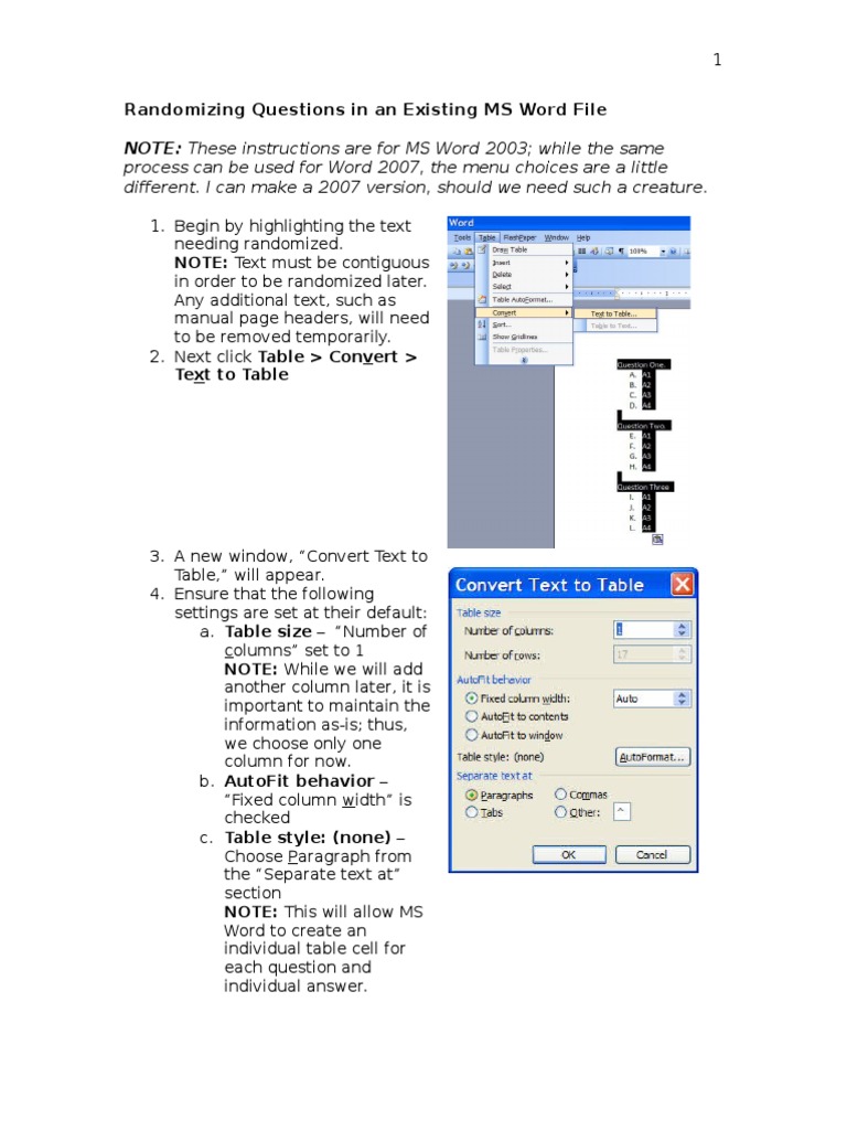 How To Randomize Word Documents PDF Microsoft Word Areas Of 