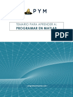 Temario Matlab - Programación y Más